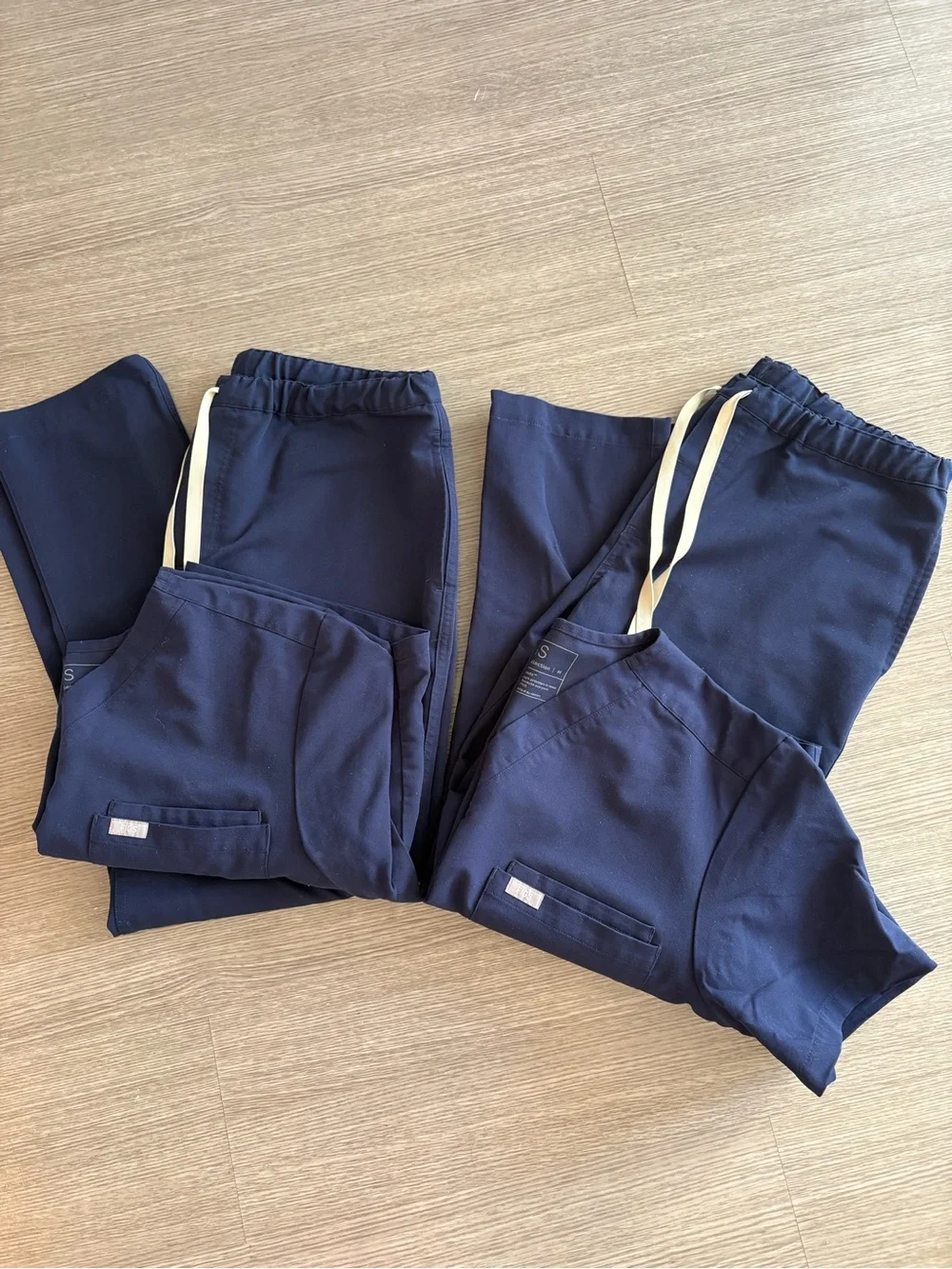 FIGS Men's Navy Scrubs 2 Full Sets